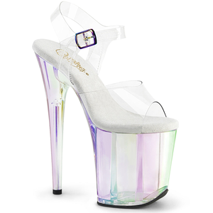 Tacones Pleaser FLAMINGO-808HT - Transparente Holo Tinted