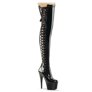 Tacones Pleaser ADORE-3050 - Negro Str Charol