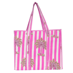 The Palm Tote In Pink