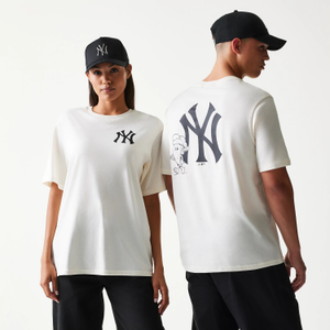 New York Yankees MLB Food Graphic Open White T-Shirt