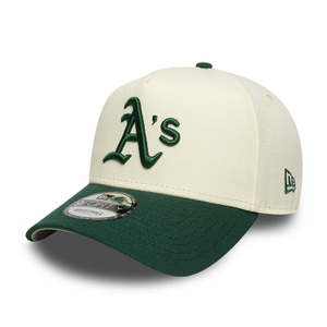 Athletics Chrome White And Dark Green 9FORTY A-Frame Adjustable Cap