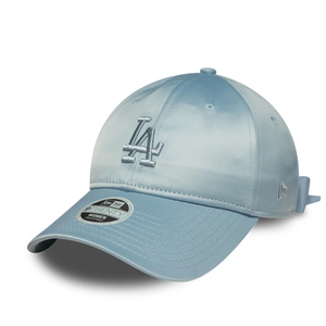 LA Dodgers Womens Satin Bow Pastel Blue 9TWENTY Adjustable Cap