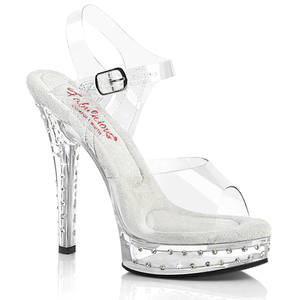 Tacones Fabulicious MAJESTY-508SDT Transparente