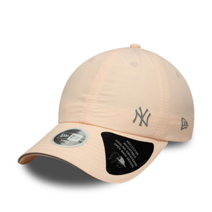 New York Yankees Womens MLB Flawless Pastel Pink Pony Tail Adjustable Cap