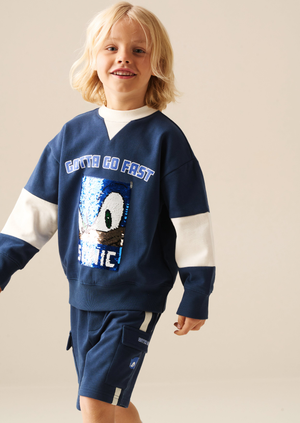 Sonic Varsity Sequin Sweatshirt