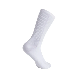 Knit Tall Sock Wht Sil M