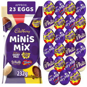 Cadbury Minis Mix Chocolate Eggs Bag 232g