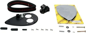 Baron Air Cleaner Kit Big Air  Smooth Chrome (BA-2072-00)