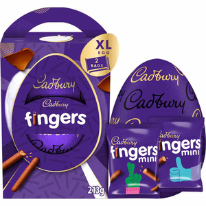 Cadbury Dairy Milk Fingers XL Easter Egg 213g