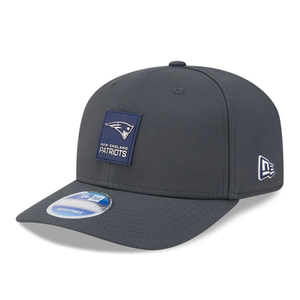 New England Patriots NFL Sideline 2025 Charcoal 9SEVENTY Stretch Snap Adjustable Cap