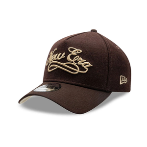 New Era Melton Wool Brown 9FORTY A-Frame Cap