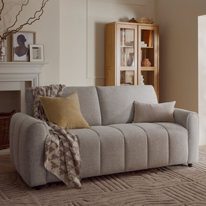 Nap 3 Seater Sofa in Coastal Linen Fabric