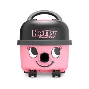 Numatic HEB160-12 6L Cordless Bagged Cylinder Vacuum Cleaner Rechargeable Pink