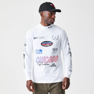 Chicago Bulls Modern Driver White Long Sleeve T-Shirt
