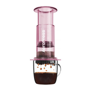 AeroPress Clear Pink - Zaparzacz do kawy różowy (outlet)