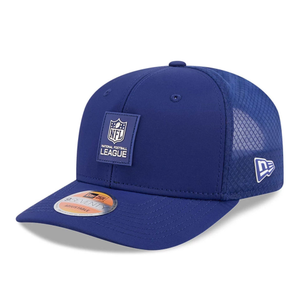 NFL Official Logo NFL Sideline 2025 Blue 9SEVENTY Trucker Stretch Snap Adjustable Cap