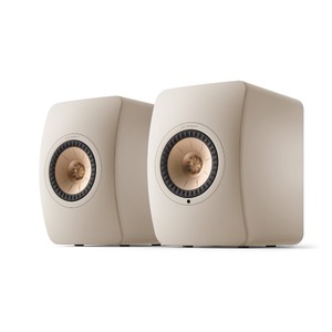 Nearly New - KEF LS50 Wireless II Bookshelf Speakers - Sand Shell