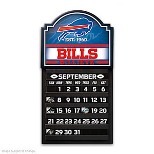 Buffalo Bills Game Day Perpetual Calendar