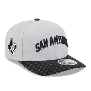 San Antonio Spurs NBA Statement Grey 9SEVENTY Stretch Snap Adjustable Cap
