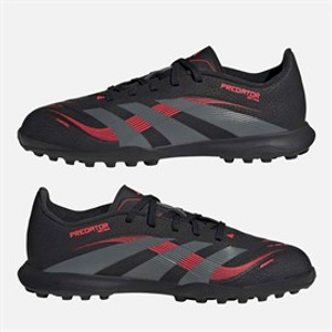adidas Junior Predator League Stealth Victory Pack TF Astro Football Boots Core Black/Grey Four/Solar Red
