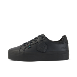 Adult Womens Tovni Stack Leather Alternative Black