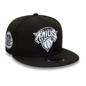 New York Knicks NBA Black 9FIFTY Snapback Adjustable Cap