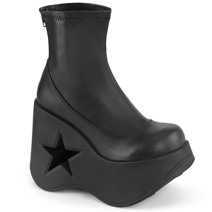 Botines DEMONIA DYNAMITE-100 – Negro Str Piel vegana