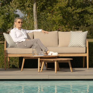 Maze - Porto Rope Weave 3 Seat Sofa (Sofa Only)