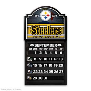 Pittsburgh Steelers Game Day Perpetual Calendar