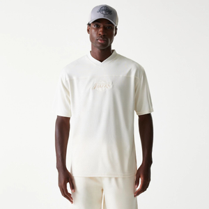 LA Lakers NBA Tonal Open White Mesh Jersey