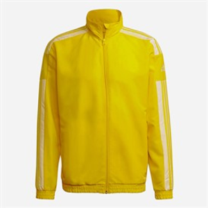 adidas Mens Plus Size Squadra 21 Presentation Jacket Team Yellow/White