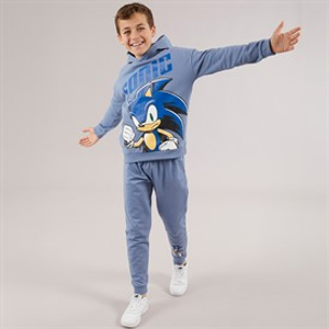 Sonic Boys Hoodie And Joggers Tracksuit Blue
