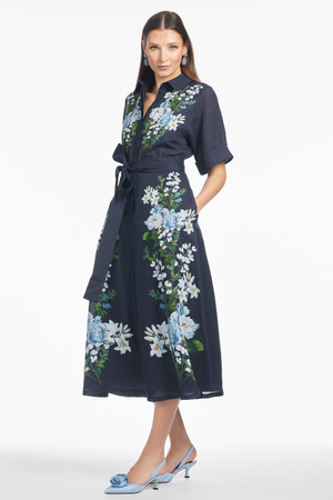 JOY DRESS - MIDNIGHT GARDEN - FINAL SALE