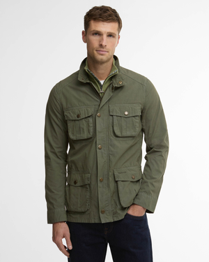 Barbour Corbridge Mens Casual Jacket - Dusty Olive