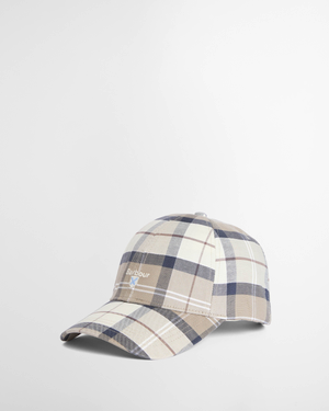 Barbour Tartan Mens Sports Cap - Oban Mist Tartan
