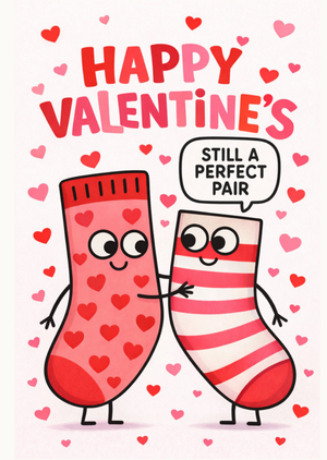 Still A Perfect Pair Happy Valentine's Card