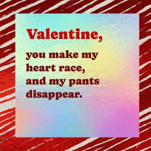 You Make My Heart Race Valentine's Day Card