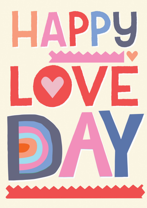 Happy Love Day Illustrated Card