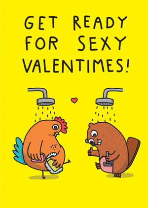 Get Ready For Sexy Valentimes Valentines Card