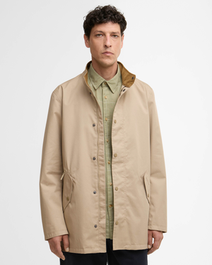 Barbour City Chelsea Mens Waterproof Jacket - Washed Stone/Highland Loch