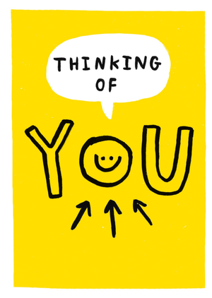 Thinking Of You Smiley Face Card