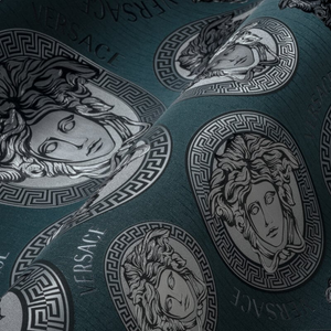 Versace Medusa Amplified Blue Wallpaper - 386111