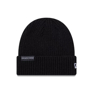 Newcastle United FC Ribbed Black Cuff Knit Beanie Hat