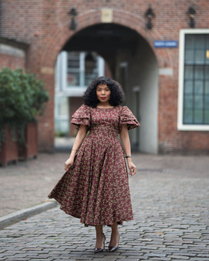 Dupe Brown Dress