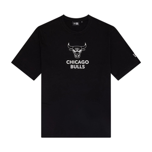 Chicago Bulls NBA Outline Graphic Black T-Shirt