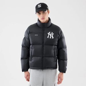 New York Yankees MLB Black Puffer Down Jacket