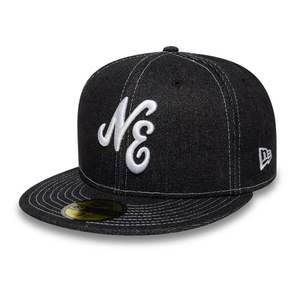 New Era Denim Black 59FIFTY Fitted Cap