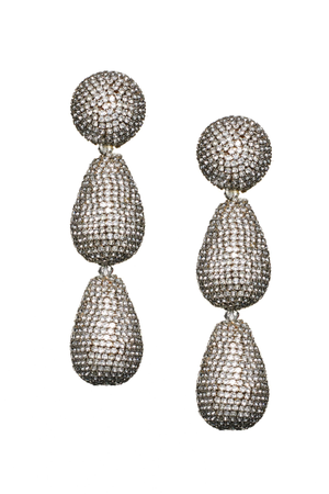 ARIELLE EARRINGS - CLEAR CRYSTALS