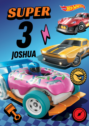 Hot Wheels Birthday Card