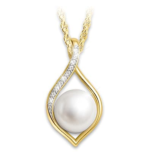 Genuine Diamond Love's Warm Embrace Personalized Necklace